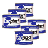 Kit 6 Massa Plástica Cinza Adesivo 400g C/ Catalisador