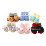 Kit 6 Meia Pares Pantufas 3 D Recém Nascidos Revenda