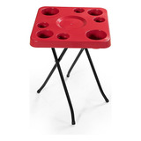 Kit 6 Mesa Petisqueira Plastico Desmontavel