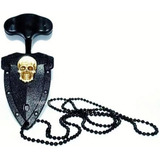 Kit 6 Mini Faca Push T Dagger Fulltang Caveira Na Bainha Kim