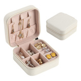Kit 6 Mini Porta Jóias Portátil Estojo Maleta Caixinha