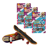 Kit 6 Mini Skate De Dedo