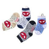 Kit 6 Pares De Meia Infantil Menino Homem Aranha Baby Kids