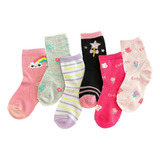 Kit 6 Pares De Meias Feminina Infantil Menina