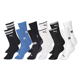 Kit 6 Pares Meia Masculina Cano