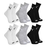 Kit 6 Pares Meias Esportivas Unisex