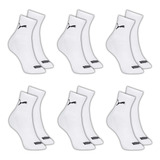 Kit 6 Pares Meias Esportivas Unisex Cano Médio Puma