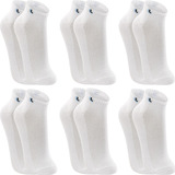 Kit 6 Pares Meias Masculina Lupo Cano Curto Algodão