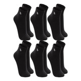 Kit 6 Pares Meias Masculina Lupo Cano Curto Tamanhos Grandes