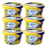 Kit 6 Perfume Automotivo Glade Gel 70g Pequenos Ambientes Nf