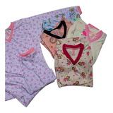 Kit 6 Pijama Infantil Roupa De