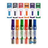 Kit 6 Pinceis 12 Refis Marcador P/ Quadro Branco Pilot!!!!