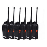 Kit 6 Rádios Comunicador Walk Talk Baofeng Bf 777s Com Fone