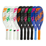 Kit 6 Raquetes De Beach Tennis Com 5 Bolas De Brinde