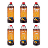 Kit 6 Refil Cartucho Gás Kala Butano/propano 410ml/227g