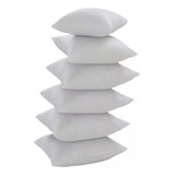 Kit 6 Refil Enchimento 40x40 Almofada Fibra Siliconada 250g