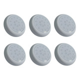 Kit 6 Refletores Led 18w 80mm Led Rgb