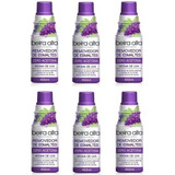 Kit 6 Removedor De Esmaltes Zero Acetona Aroma De Uva 450ml