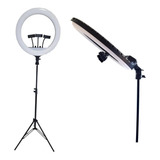 Kit 6 Ring Light Profissional Top R18 45cm P/ 3 Cel + Tripé
