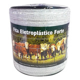 Kit 6 Rolos Fita Cerca Elétrica Rural Eletroplástica 200m