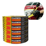 Kit 6 Rolos Fita Crepe Automotiva Mascaramento 18mmx40m 3m