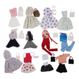 Kit 6 Roupas Roupinhas Para Boneca