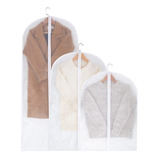 Kit 6 Sacos Capa Protetora Camisa Terno Roupa 60x137 Peva