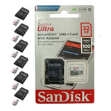 Kit 6 Sandisk Ultra Microsd 32gb
