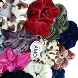 Kit 6 Scrunchie Vsco Girl Prendedor De Cabelo 