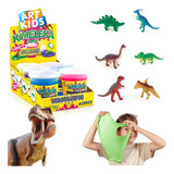 Kit 6 Slime Cores E Dinossauros