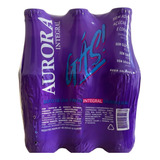Kit 6 Suco Gaseificado Integral Uva Tinto Aurora Long 275 Ml