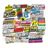Kit 6 Super Cartelas De Adesivos Carro Moto Caminhão Bike 01