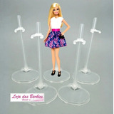 Kit 6 Suporte Para Boneca Barbie