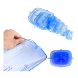 Kit 6 Tampas Silicone Panela Pote Universal Flexível