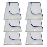 Kit 6 Tapetes Higiênicos Lavável Canino Cães Cachorro 100x90