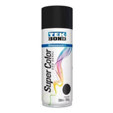 Kit 6 Tinta Spray Tek Bond Preto Fosco Uso Geral 350ml