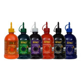 Kit 6 Tintas Pincel Quadro Branco 1 Litro