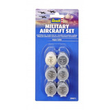 Kit 6 Tintas Revell Acrilica Aqua Avião Militar - 39071