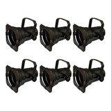 Kit 6 Un - Canhão Refletor Spot Par 20 Preto Porta Gel Volt