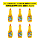 Kit 6 Un Semorin Pré-lavagem Remove