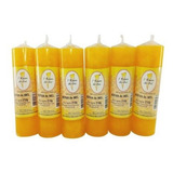 Kit 6 Und Velas Votivas De Mel 7 Dias - 210 Gr Cada