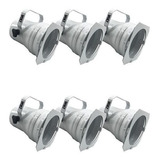 Kit 6 Unidades - Canhão Refletor Spot Par 38 Branco - Volt