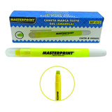 Kit 6 Unidades Caneta Marca Texto Gel Amarelo Premium Flex