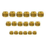 Kit 6 Unidades De Cada Porca Flange Forjada 1/4 - 3/8 - 1/2