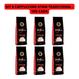 Kit 6 Utam Cappuccino Tradicional Bares