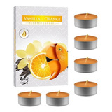 Kit 6 Velas Rechaud Perfumadas Vanilla