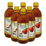 Kit 6 Vinagre De Maçã Orgânico Montes Verdes 530ml