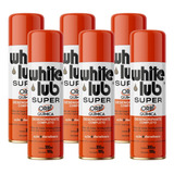 Kit 6 White Lub Super Óleo Desengripante Spray Wd 300ml
