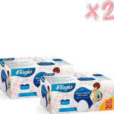 Kit 60 Absorvente Para Seios Toque Suave Affagio 2 Caixas