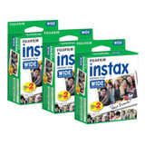 Kit 60 Filmes Fujifilm Instax Wide Para Instax Wide 300